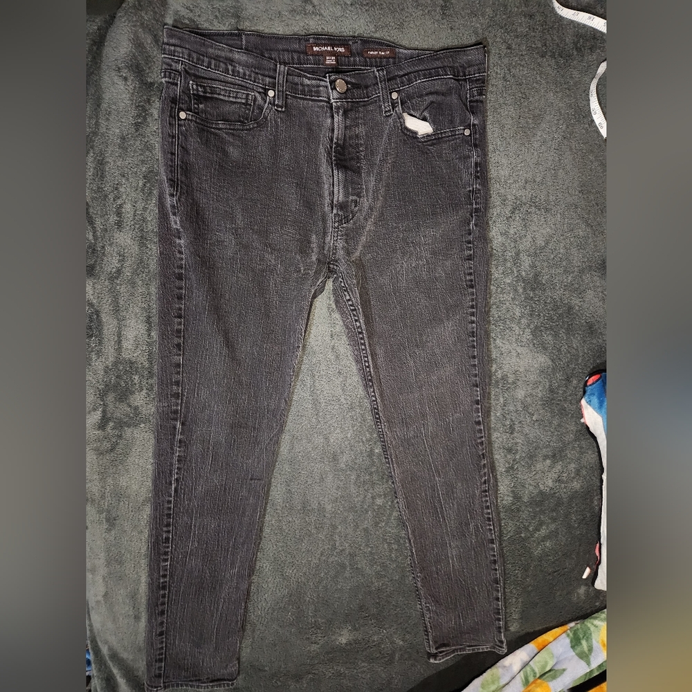 Michael Kors Dark Gray Parker Slim Fit Jeans 34x30